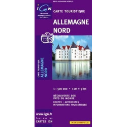 Achat Carte routière et touristique - Allemagne Nord - IGN