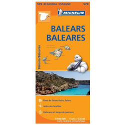 Achat Carte routière Michelin - Baléars/Baléares - 579