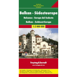 Achat Carte routière - Balkans, Europe Sud Est - Freytag