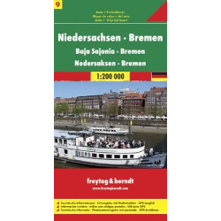 Achat Carte routière - Basse Saxe, Brême - Freytag