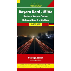 Achat Carte routière - Bavière Nord - Freytag