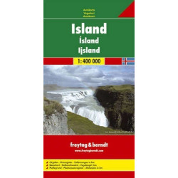 Achat Carte routière - Islande - Freytag
