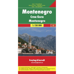 Achat Carte routière - Monténégro - Freytag