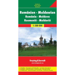 Achat Carte routière - Roumanie,Moldavie - Freytag