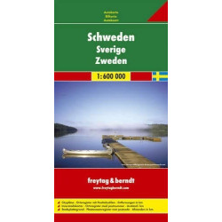 Achat Carte routière - Suède - Freytag