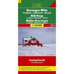 Achat Carte routière - Norvège Centre - Freytag