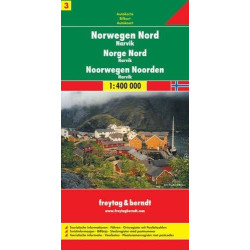 Achat Carte routière - Norvège Nord - Freytag