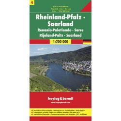 Achat Carte routière - Rhénanie, Palatinat, Sarre - Freytag