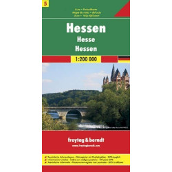 Achat Carte routière - Hesse - Freytag