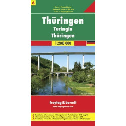 Achat Carte routière - Thuringe - Freytag