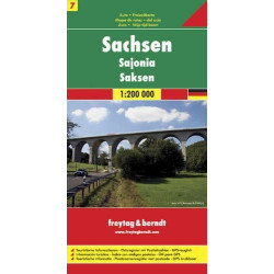 Achat Carte routière - Saxe - Freytag