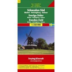 Achat Carte routière - Suède Sud - Freytag