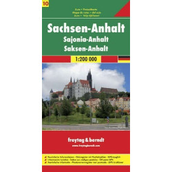 Achat Carte routière - Saxe, Anhalt - Freytag