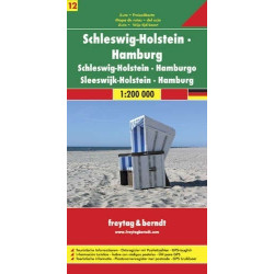 Achat Carte routière - Schleswig Holstein, Hambourg - Freytag