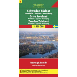 Achat Carte routière - Suède Sud Est - Freytag
