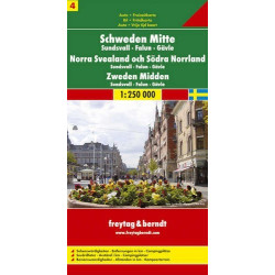 Achat Carte routière - Suède Centre - Freytag