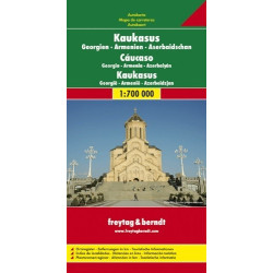 Achat Carte routière - Caucase, Georgie, Armenie,Azerbaidjan - Freytag
