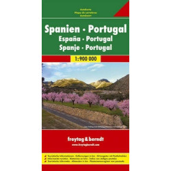 Achat Carte routière - Espagne, Portugal - Freytag