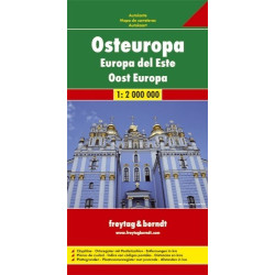 Achat Carte routière - Europe de l'Est - Freytag