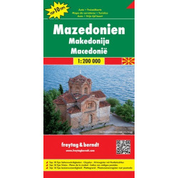 Achat Carte routière - Macédoine - Freytag