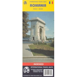 Achat Carte routière - Roumanie - ITM