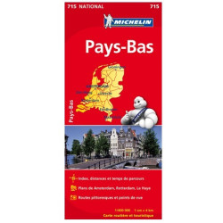 Achat Carte routière Michelin - Pays-Bas - 715