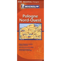Achat Carte routière Michelin - Pologne Nord-Ouest - 556