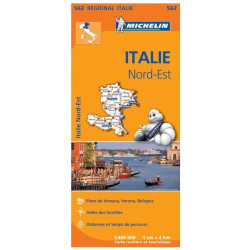 Achat Carte routière Michelin - Italie Nord-Est - 562