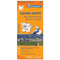 Achat Carte routière Michelin - Pays Basque/Euskadi, Navarre, La Rioja - 573