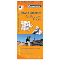 Achat Carte routière Michelin - Castille y Léon, Madrid - 575
