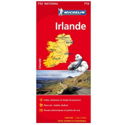 Achat Carte routière Michelin - Irlande - 712