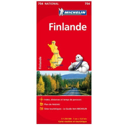 Achat Carte routière Michelin - Finlande - 754