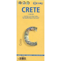 Achat Carte routière - Crète - Borch
