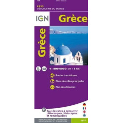 Achat Carte routière et touristique - Grèce - IGN