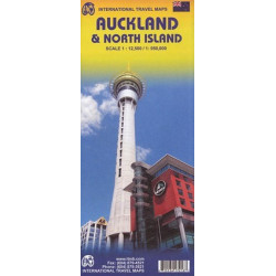 Achat Carte routière - Auckland city / North island - ITM