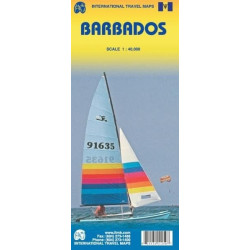 Achat Carte routière - Barbades - ITM