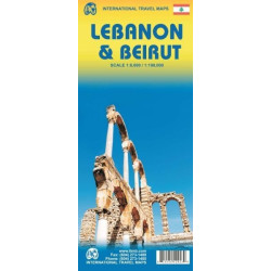 Achat Carte routière - Liban, Beyrouth - ITM