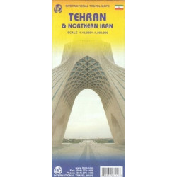 Achat Carte routière - Téhéran, Iran Nord - ITM