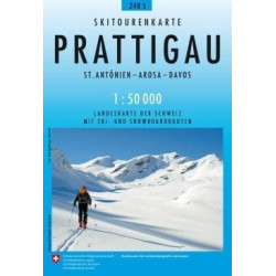 Achat Carte ski randonnée swisstopo - Prättigau - 248S