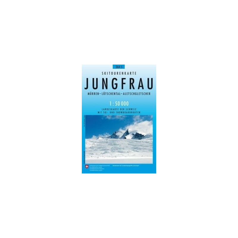 Achat Carte ski randonnée swisstopo - Jungfrau - 264S