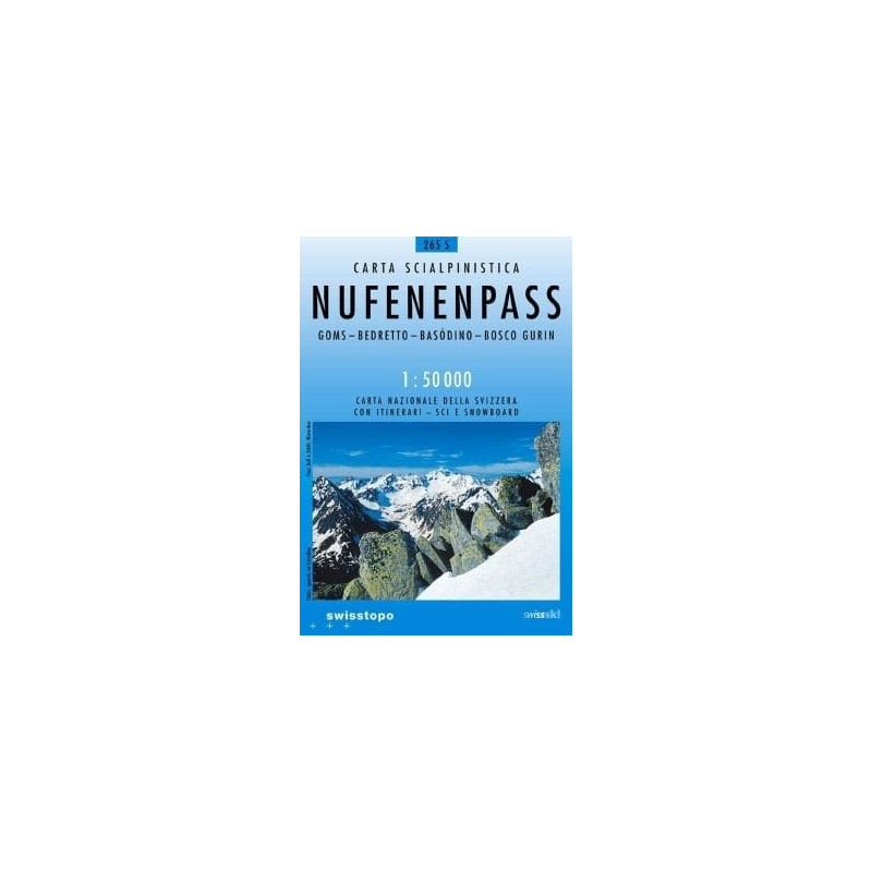 Achat Carte ski randonnée swisstopo - Nufenenpass - 265S
