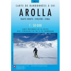 Achat Carte ski randonnée swisstopo - Arolla - 283S