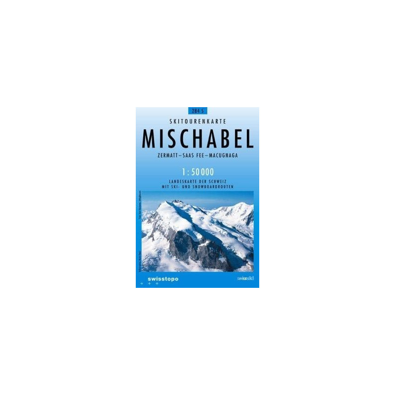 Achat Carte ski randonnée swisstopo - Mischabel - 284S