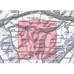 Achat Carte ski randonnée - Stubaier Alpen, Sellrain - Alpenverein 31/2S