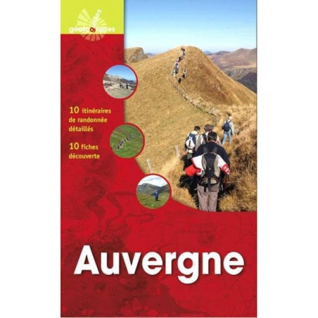 Achat Auvergne guides géologiques,10 itinéraires de randonnée - BRGM