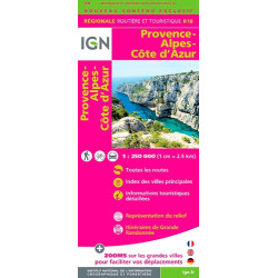 Provence-Alpes-Côte d'Azur 2015 - IGN R18