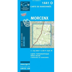 Achat Carte randonnées IGN - 1441 O - Morcenx