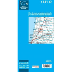 Achat Carte randonnées IGN - 1441 O - Morcenx