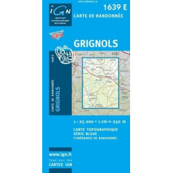 Achat Carte randonnées IGN - 1639 E - Grignols