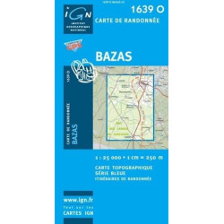 Achat Carte randonnées IGN - 1639 O - Bazas